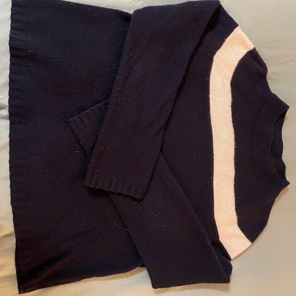 Jigsaw Women's Black and White Sweater